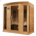 Golden Designs Maxxus "Chaumont Edition" 4 - Person Near Zero EMF FAR Infrared Sauna with Canadian Red Cedar - Sauna Heater Supply