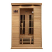 Golden Designs Maxxus Infrared Sauna 2 - Person Near Zero EMF FAR Infrared w/ Hemlock - Sauna Heater Supply