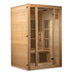 Golden Designs Maxxus "Seattle" Edition 2 - Person Low EMF FAR Infrared Carbon Sauna with Canadian Hemlock - Sauna Heater Supply