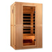 Golden Designs Maxxus "Serenity" Dual Tech 2 - Person Low EMF FAR Infrared Sauna with Canadian Hemlock - Sauna Heater Supply