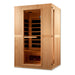 Golden Designs Maxxus "Serenity" Dual Tech 2 - Person Low EMF FAR Infrared Sauna with Canadian Hemlock - Sauna Heater Supply