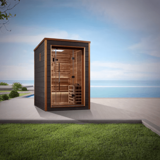 Golden Designs "Narvik" 2 Person Outdoor - Indoor Traditional Steam Sauna - Sauna Heater Supply