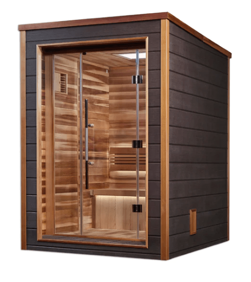 Golden Designs "Narvik" 2 Person Outdoor - Indoor Traditional Steam Sauna - Sauna Heater Supply