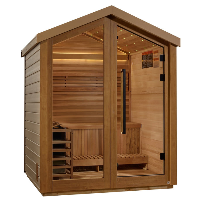 Golden Designs "Savonlinna" 3 - Person Outdoor Traditional Sauna - Sauna Heater Supply