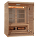 Golden Designs "Soria" 3 - Person Full Spectrum Indoor Hybrid Sauna with Harvia Stove - Sauna Heater Supply