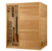 Golden Designs "Soria" 3 - Person Full Spectrum Indoor Hybrid Sauna with Harvia Stove - Sauna Heater Supply