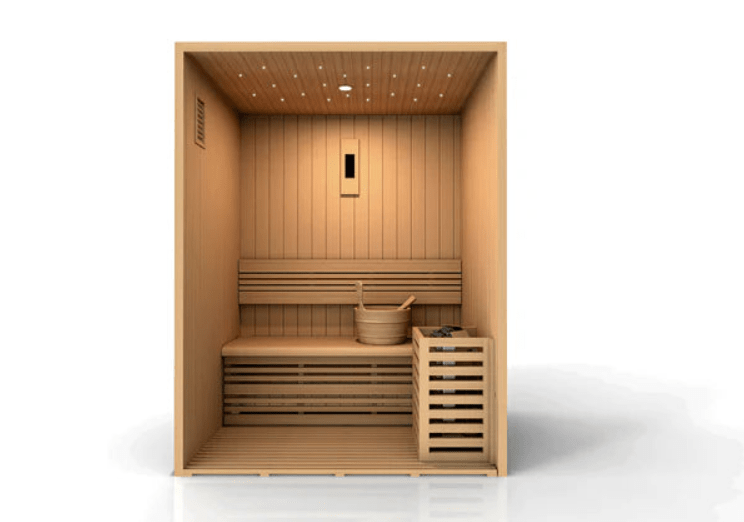 Golden Designs "Sundsvall Edition" 2 - Person Traditional Steam Sauna - Sauna Heater Supply