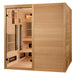 Golden Designs "Toledo" 6 - Person Full Spectrum Indoor Hybrid Sauna with Harvia Stove - Sauna Heater Supply