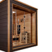 Golden Designs Visby 3 - Person Full Spectrum PureTech™ Indoor - Outdoor Hybrid Sauna in Red Cedar Wood - Sauna Heater Supply