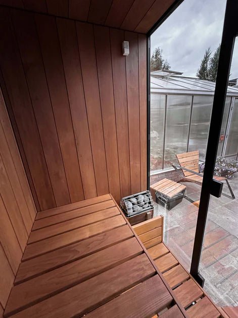 Haljas Hele Nano 2 - Person Outdoor Sauna House - Sauna Heater Supply