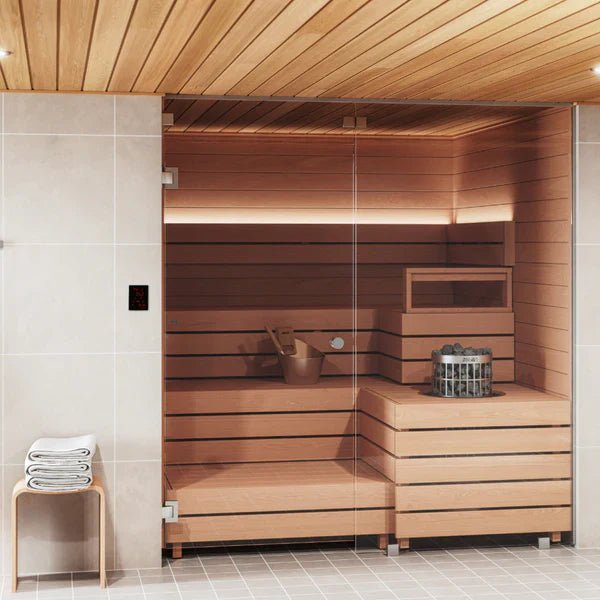 Harvia Cilindro Half Series 6kW Stainless Steel Sauna Heater at 240V 1PH - Sauna Heater Supply