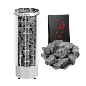 Harvia Cilindro PC90E 9kW Sauna Heater Package