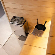 Harvia KIP Series 8kW Stainless Steel Sauna Heater at 240V 1PH with Built - In Time and Temperature Controls - Sauna Heater Supply