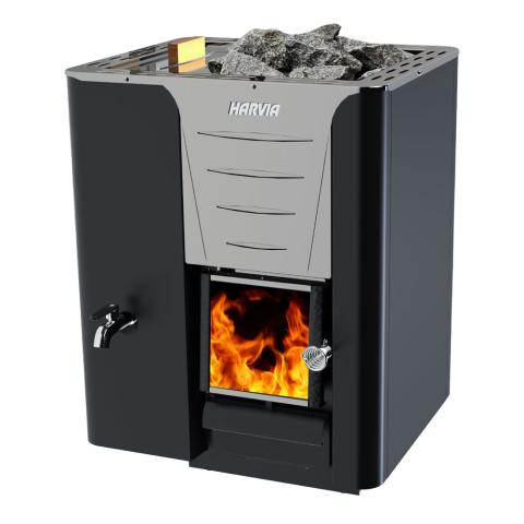 Harvia PRO Series 24.1kW Sauna Wood Sauna Stove - Sauna Heater Supply