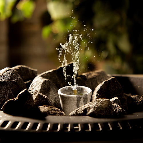 Hukka Sauna Fountain & Essence Diffuser, Single Pillar, Small
