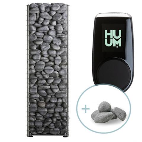 HUUM CLIFF Electric Heater w/ UKU Wifi Controller and Stones - Sauna Heater Supply