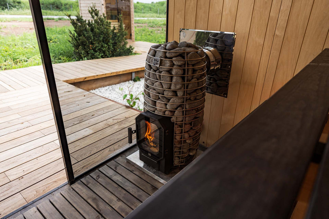 HUUM Hive Flow Mini LS Wood Burning Sauna Stove - Sauna Heater Supply