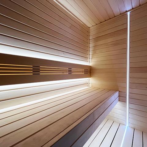 Huum Universal Sauna Light Kit with 16 - Ft Flexible LED Strip - Sauna Heater Supply