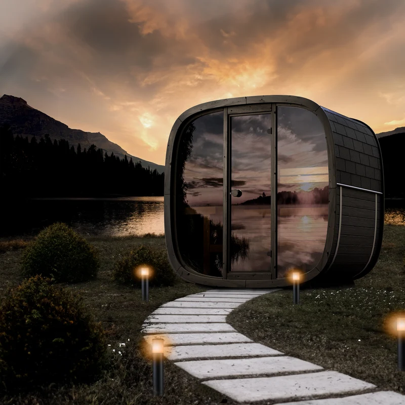 Leil Saunas Black Cube Premium