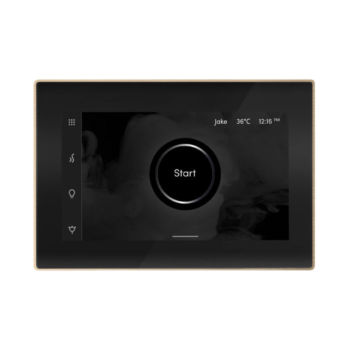 iSteamX Steam Shower Control and Aroma Glass SteamHead - Sauna Heater Supply