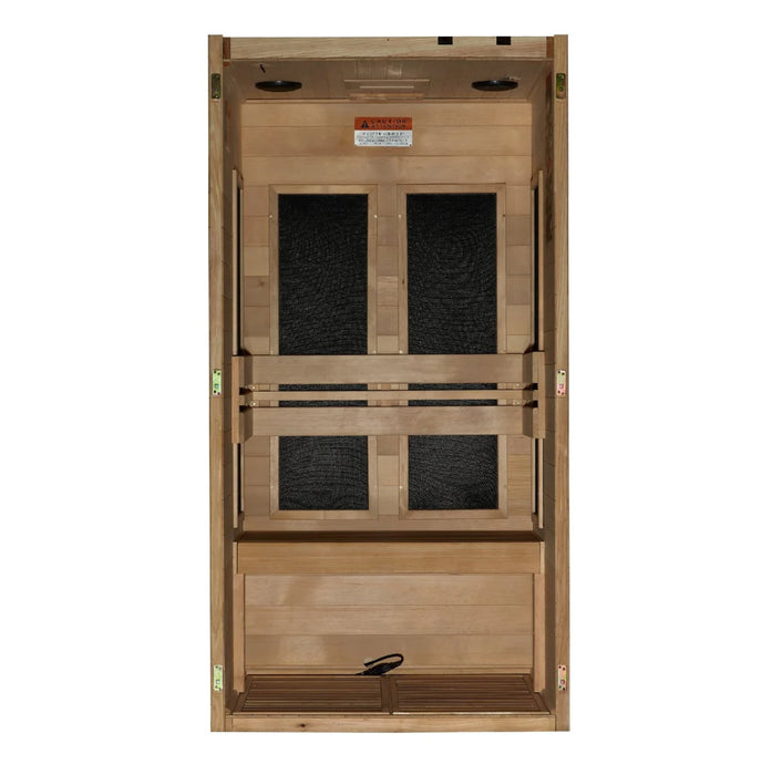 Maxxus S-Line Infrared Sauna Low EMF with Canadian Hemlock