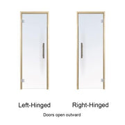 ProSaunas Clear ADA Glass Sauna Door 36x81 Aspen - Sauna Heater Supply
