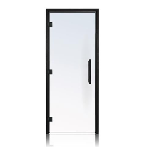 ProSaunas Clear ADA Glass Sauna Door 36x81 Black Alder - Sauna Heater Supply