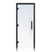 ProSaunas Clear ADA Glass Sauna Door 36x81 Black Alder - Sauna Heater Supply