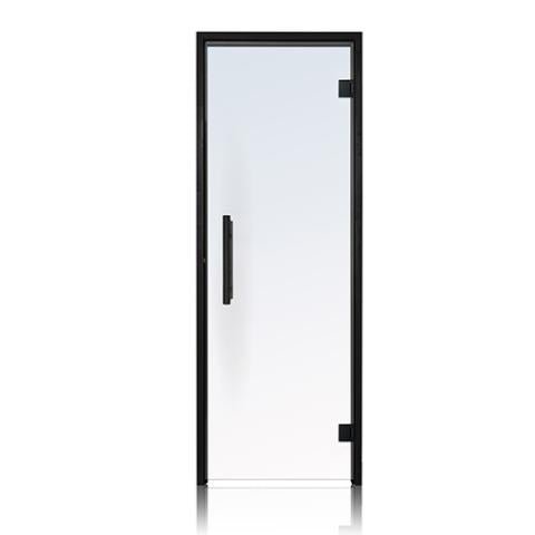 ProSaunas Clear Glass Sauna Door 24x81 Black Alder - Sauna Heater Supply