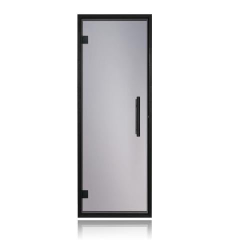 ProSaunas Tinted Glass Sauna Door 24x73 Black Alder - Sauna Heater Supply