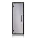 ProSaunas Tinted Glass Sauna Door 24x73 Black Alder - Sauna Heater Supply