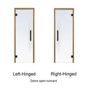 ProSaunas Tinted Glass Sauna Door 24x81 Thermo - Aspen - Sauna Heater Supply