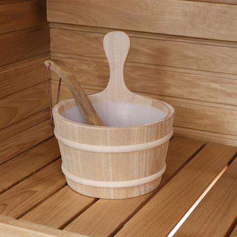 ProSaunas Wood Sauna Bucket - Sauna Heater Supply