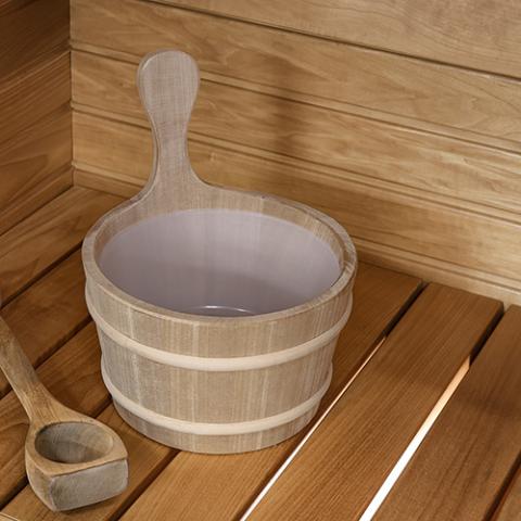 ProSaunas Wood Sauna Bucket - Sauna Heater Supply