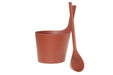 Rento Pisara Brown Bucket/Ladle - Sauna Heater Supply