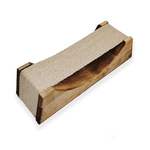 SaunaLife SaunaGear Headrest 1, Wooden headrest with cloth neck support