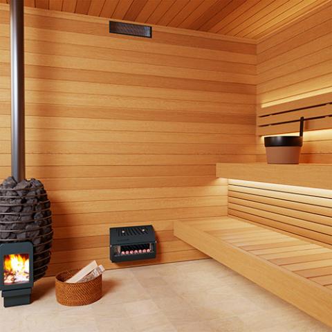 Saunum AirSolo Wall - Sauna Heater Supply