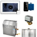 Super (XButler) 12 kW (12000 W) Steam Shower Generator Package with iSteamX Control in Black - Sauna Heater Supply