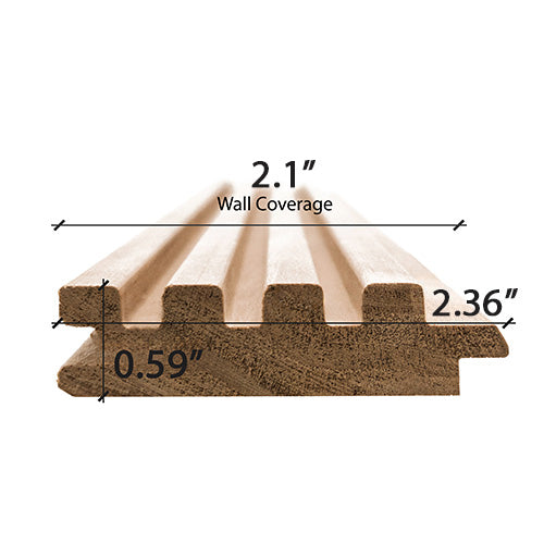 PROSAUNAS THERMO-ASPEN GROOVE-S 1X3 T&G