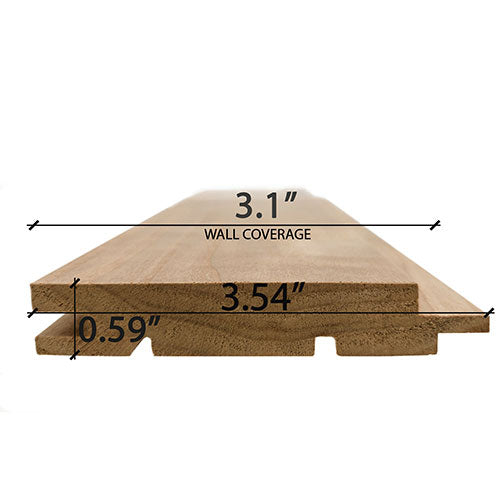 PROSAUNAS THERMO-ASPEN 1X4 T&G STS4