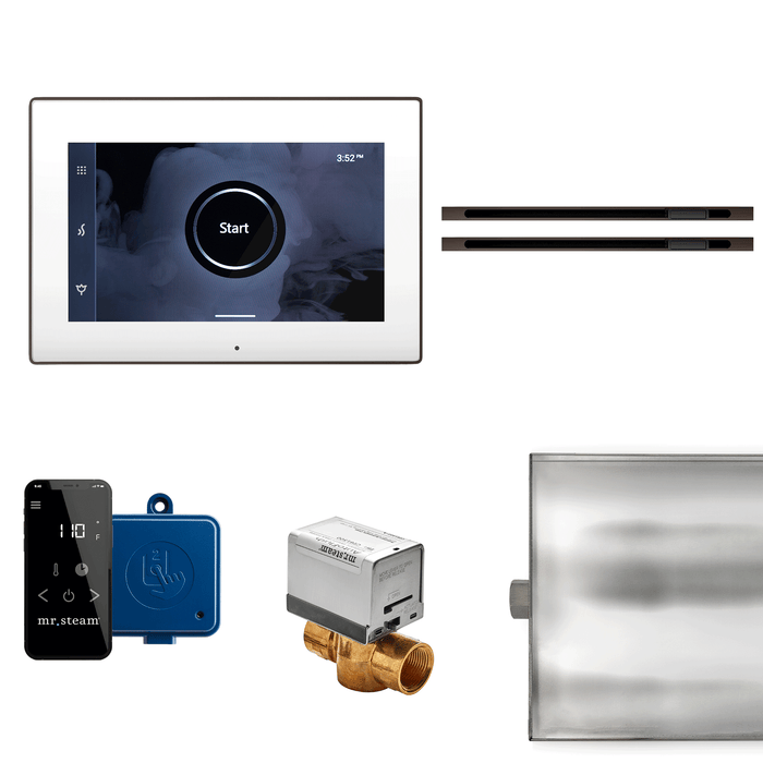 XButler Max Linear Steam Shower Control Package with iSteamX Control and Linear SteamHead - Sauna Heater Supply