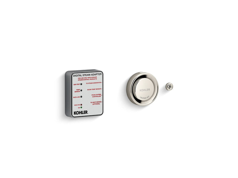 KOHLER DIGITAL STEAM ADAPTER KIT, SINGLE